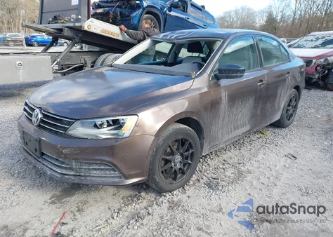 2015 Volkswagen Jetta 2.0L S из США, поврежденный, VIN 3VW2K7AJ2FM411454